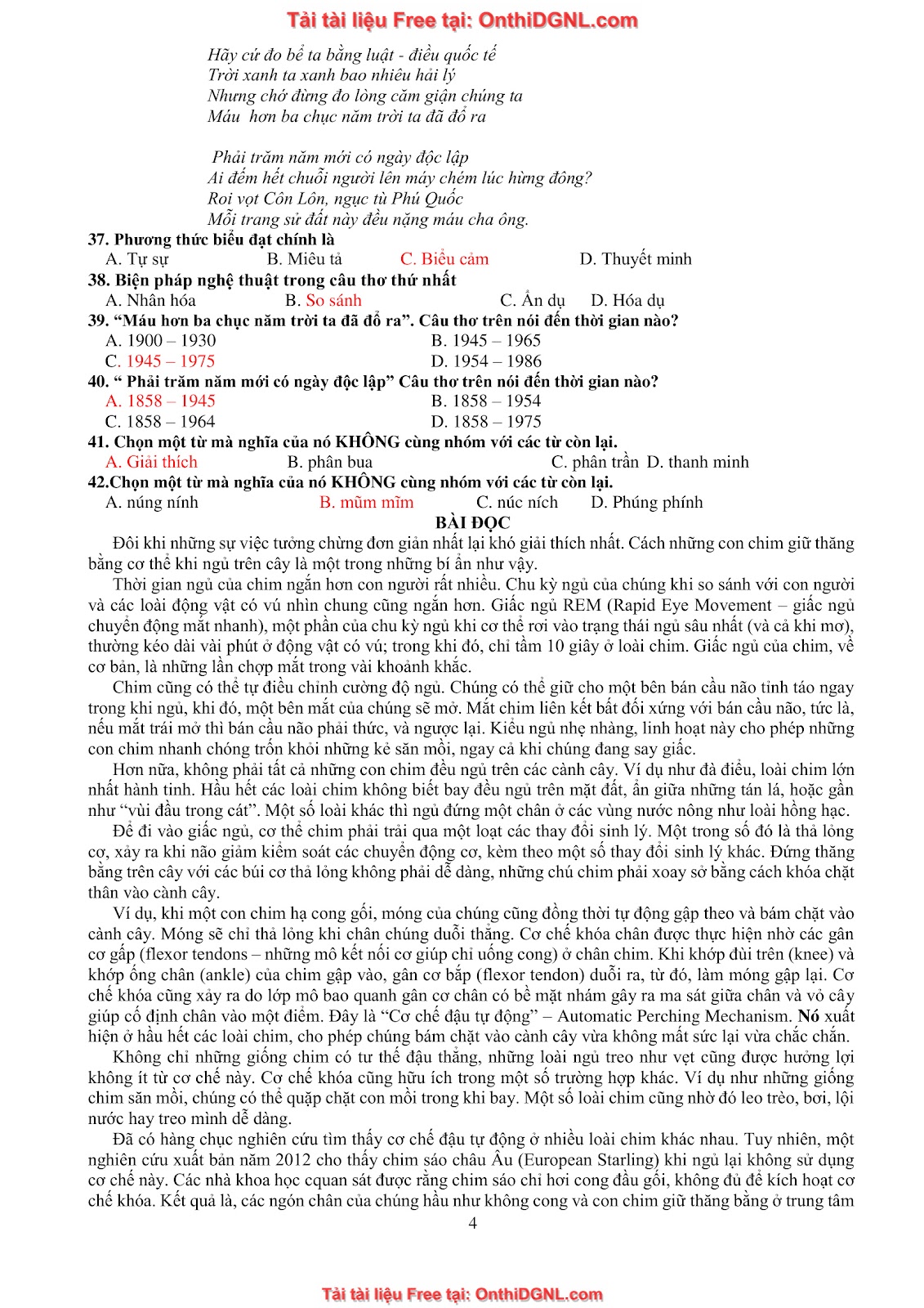 39 Đề ôn HSA - ĐỊnh tính