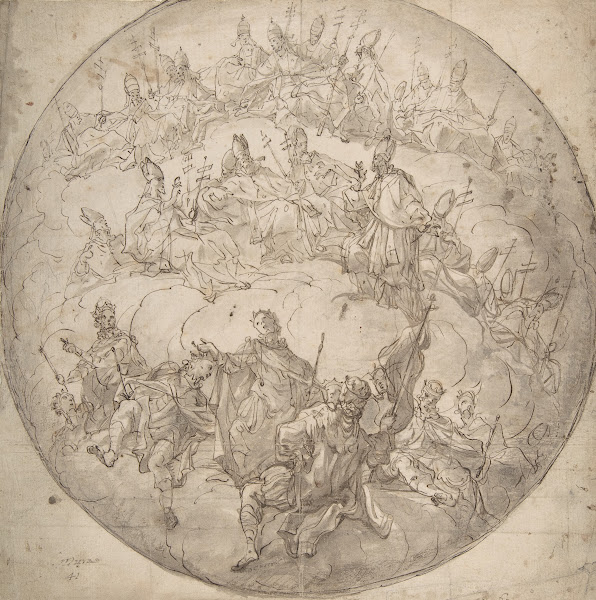 Kings Bishops and Popes design for ceiling 16961782