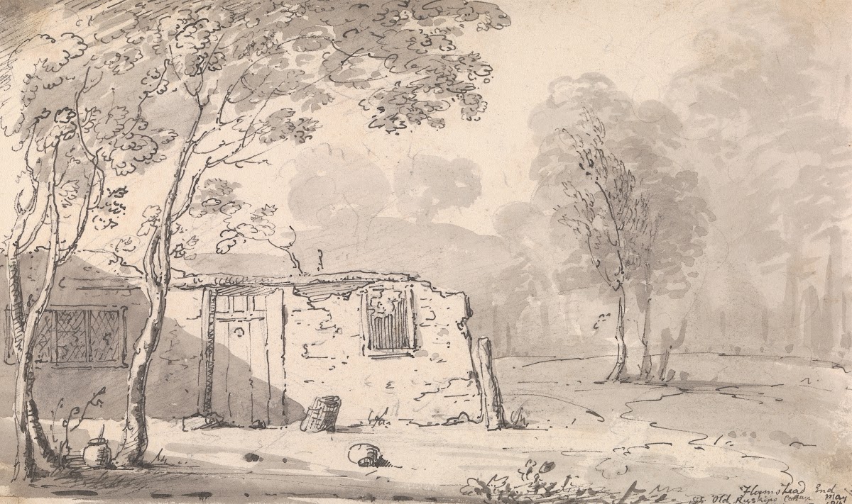 Flamstead End Old Ruskins Cottage near Cheshunt May 1814 1814