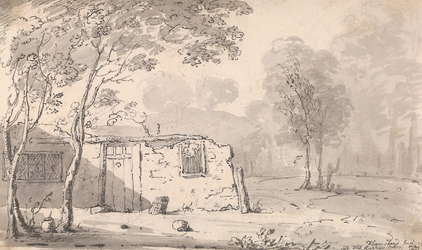 Flamstead End Old Ruskins Cottage near Cheshunt May 1814 1814