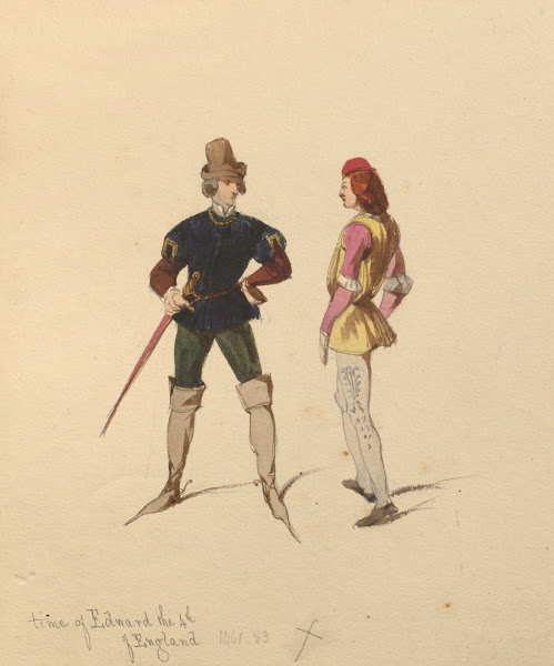 Sketches of costume Pl074 1842