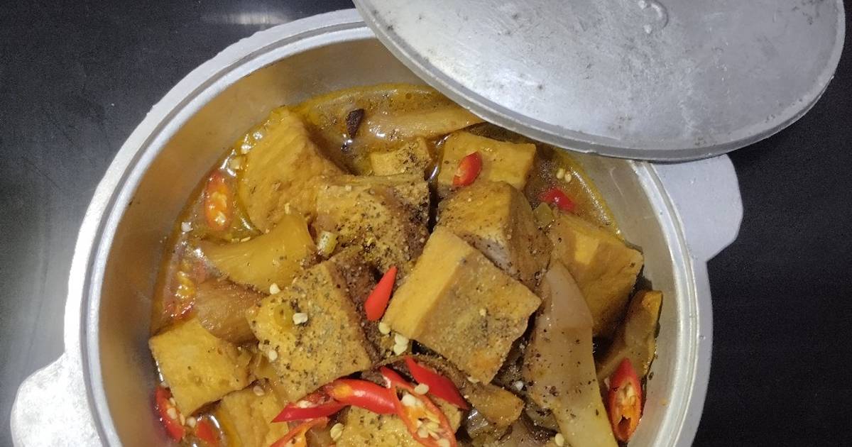 Đậu hũ kho nấm
