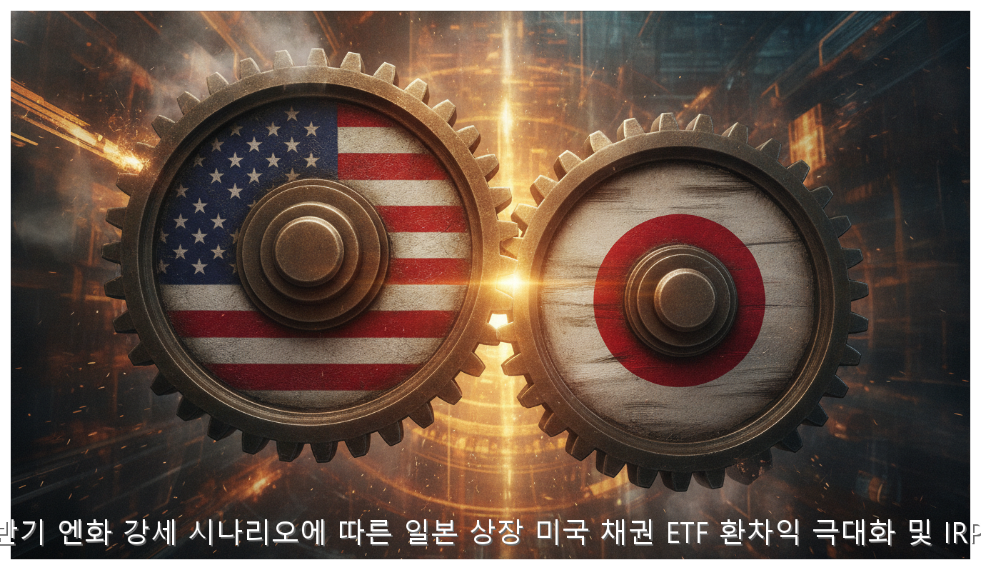 2026년 하반기 엔화 강세 시나리오에 따른 일본 상장 미국 채권 ETF 환차익 극대화 및 IRP 운용 전략 핵심 안내 및 분석 인포그래픽 (7)