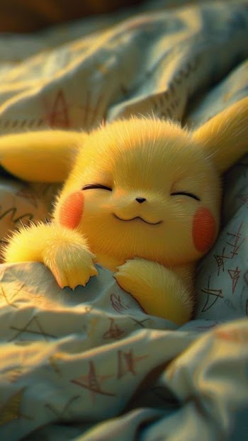 Pikachu Sleeping Picture