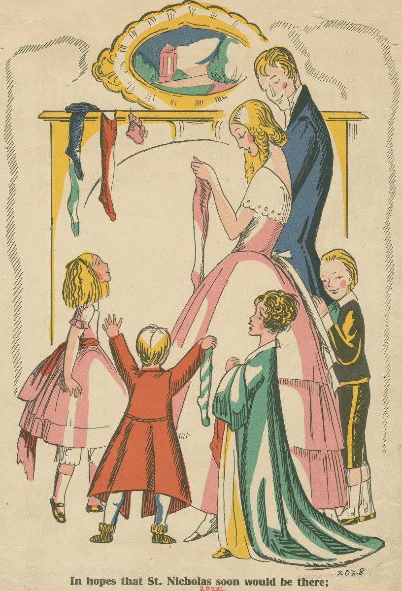 In Hopes That St Nicholas Soon Would Be There 1928