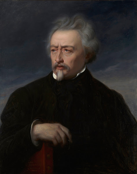 Ary Scheffer tegen het einde van zijn leven 1859