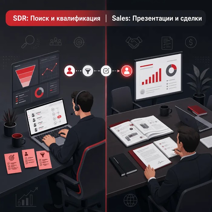 SDR и менеджер по продажам — Сравнение ролей SDR-специалиста и менеджера по продажам