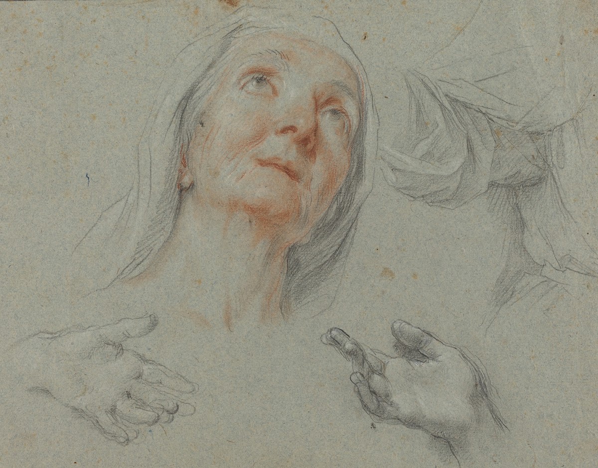 Studies for Saint Anne in Education of the Virgin