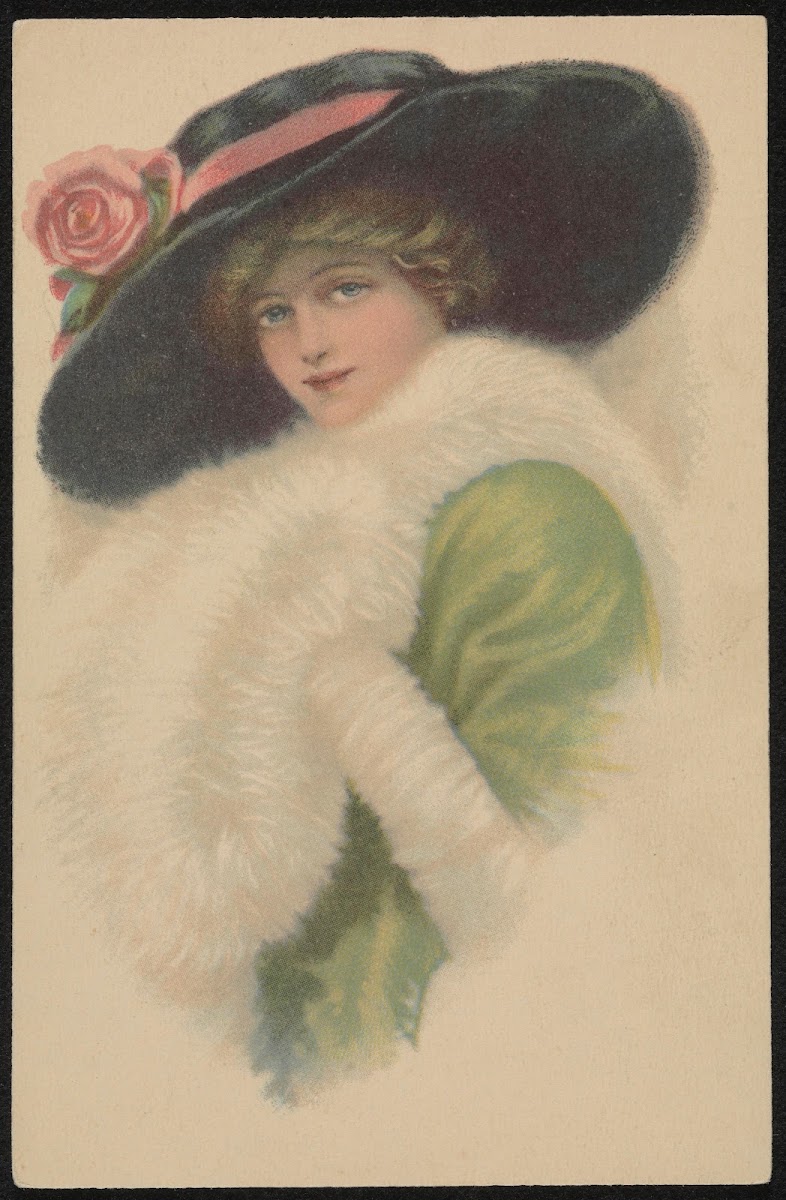 Woman in a hat 20th century