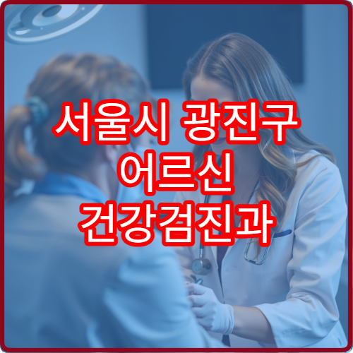 서울시 광진구 어르신 건강검진과 만성질환 관리 지원 병원 정보