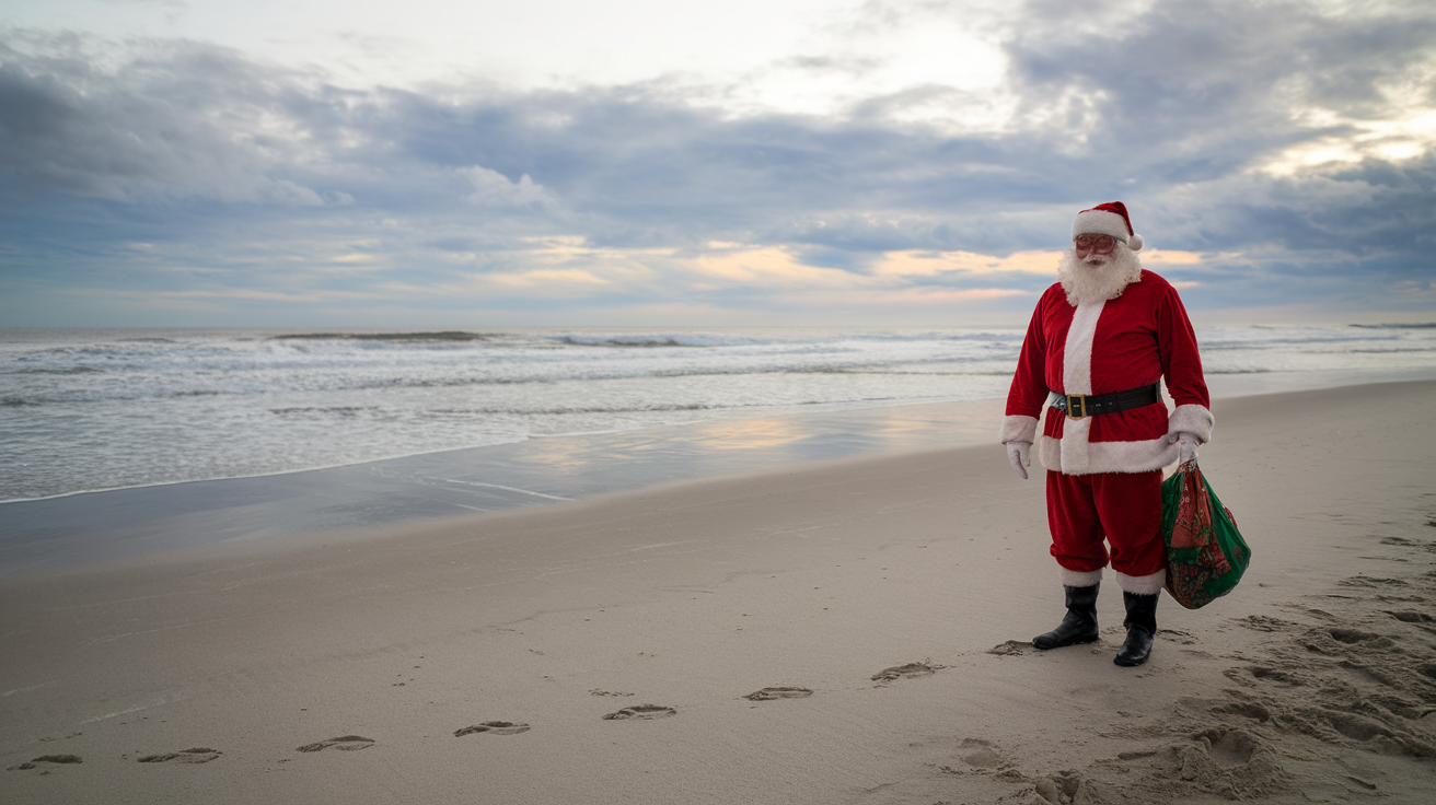 Is Santa Claus in Myrtle Beach for Christmas Eve?