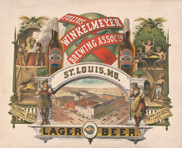 Julius Winkelmeyer Brewing Assocon St Louis MO lager beer 1880