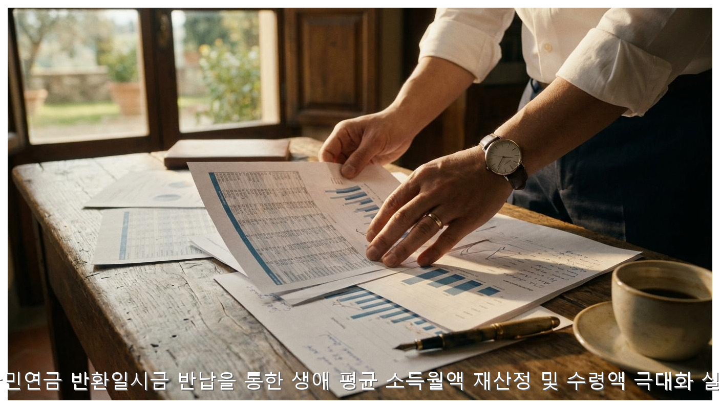 2026년 국민연금 반환일시금 반납을 통한 생애 평균 소득월액 재산정 및 수령액 극대화 실무 가이드 핵심 안내 및 분석 인포그래픽 (3)