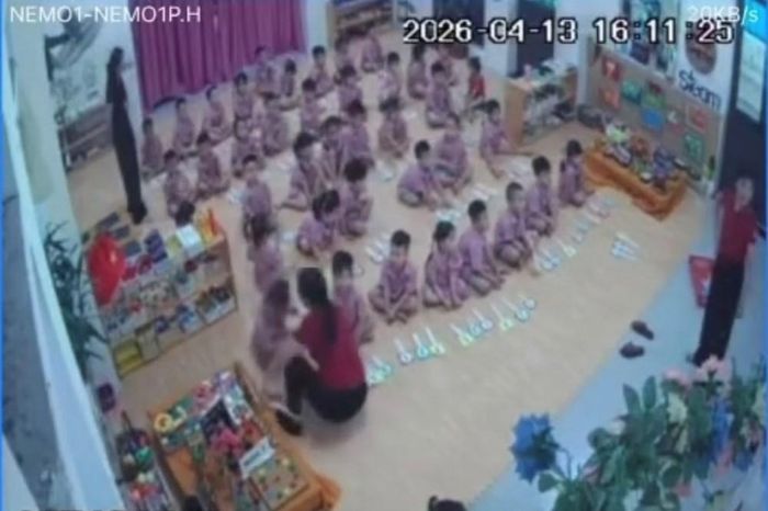Lộ clip cô giáo 'tác động' vào đầu trẻ tại trường mầm non - Báo Văn hóa