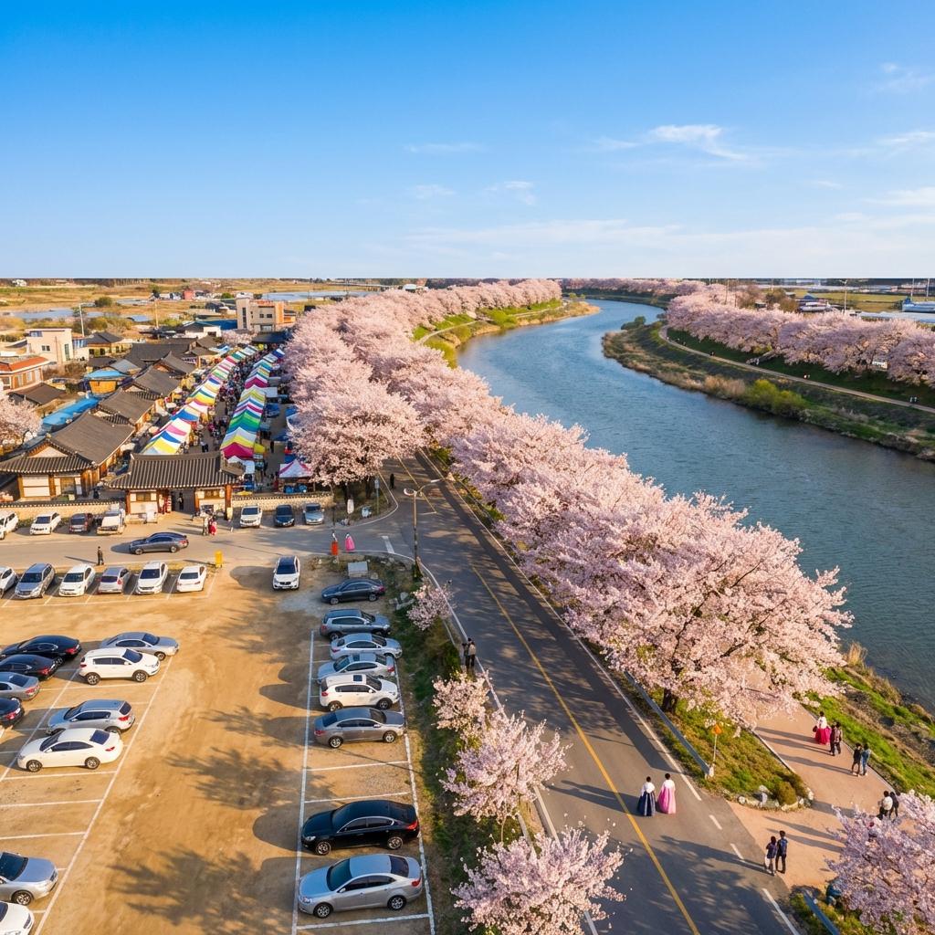 주차 대란 없는 2026 화개장터 벚꽃길! 숨겨진 주차 명당 & 실시간 교통 꿀팁