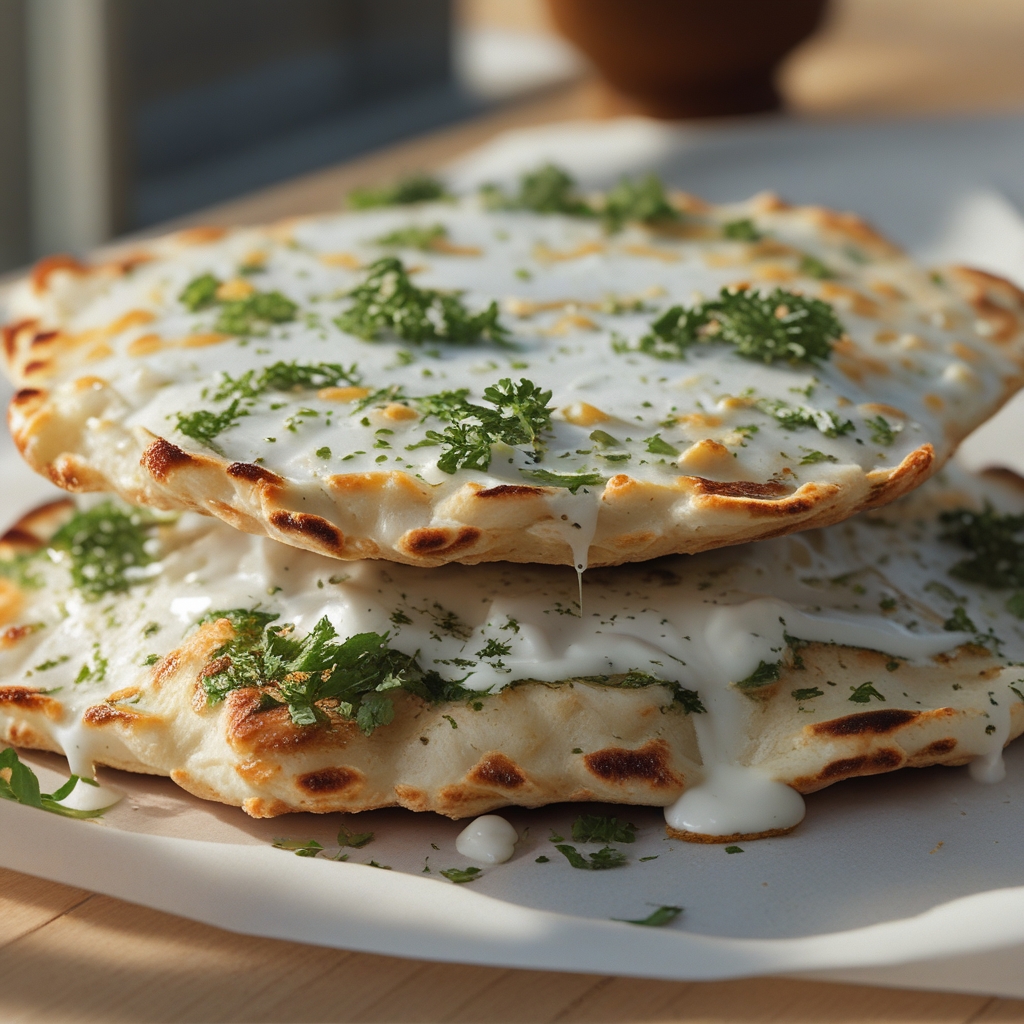 Viral Cottage Cheese Flatbread - Easy & Homemade Comfort Food finished
