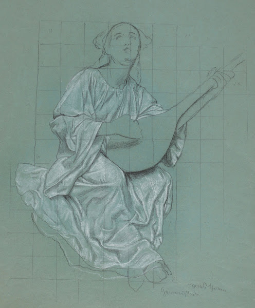 Female Lute Player 1908