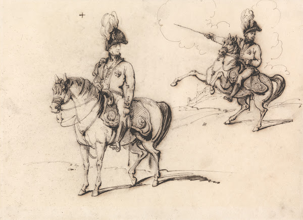 Equestrian Studies of an English Officer