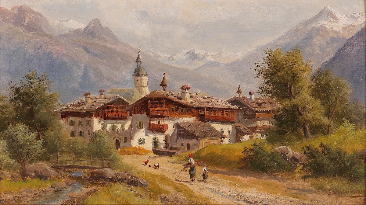 Village in Pinzgau Salzburg