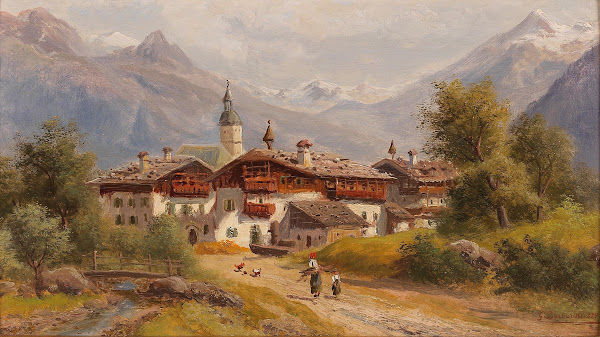 Village in Pinzgau Salzburg