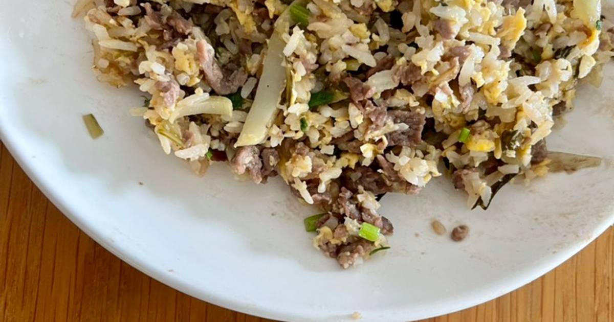 Cơm chiên dưa bò