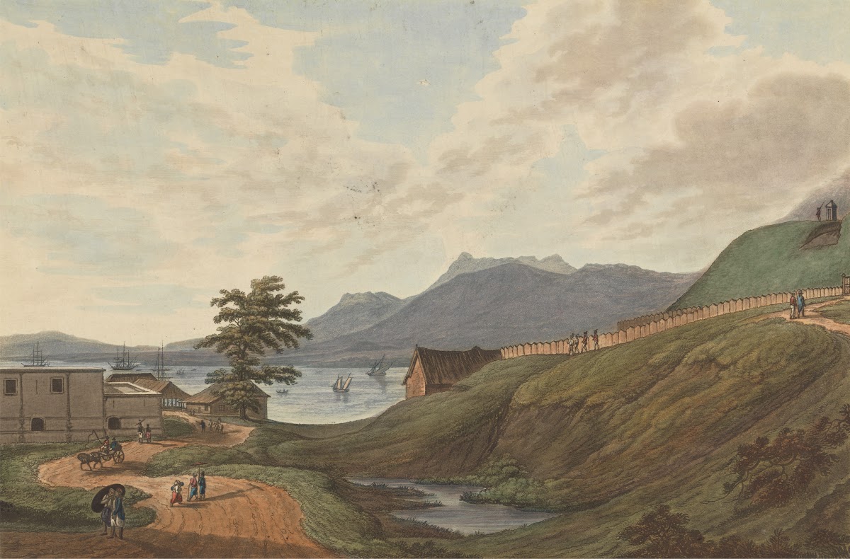 Soongey Lamou Hills Fort Marlborough Benkulen Sumatra 1799 1799
