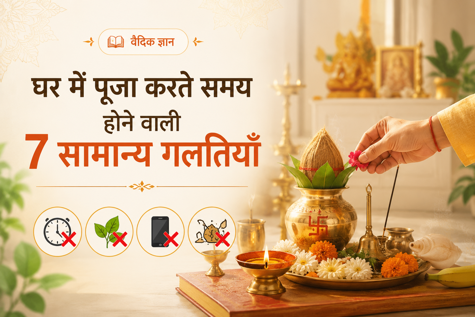 7 Common Mistakes to Avoid While Performing Puja at Home