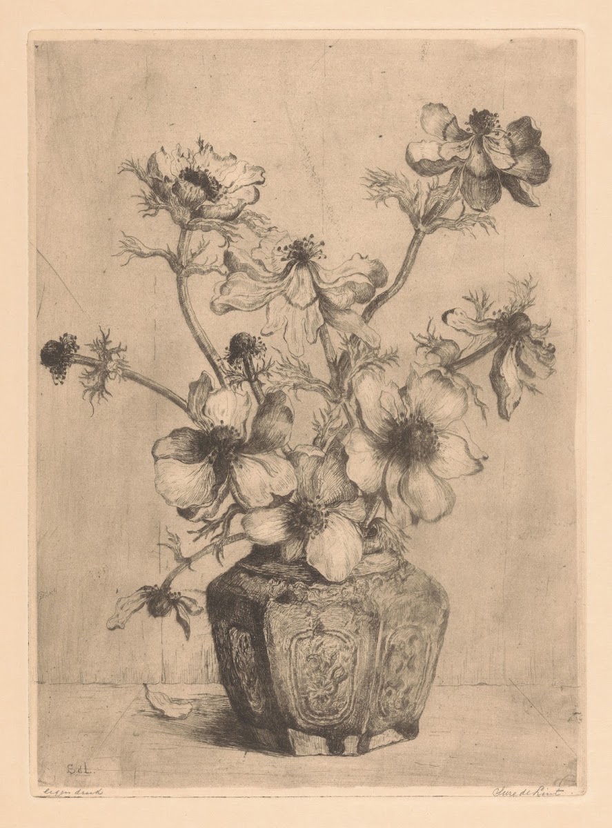 Anemonen in vaas 20th century