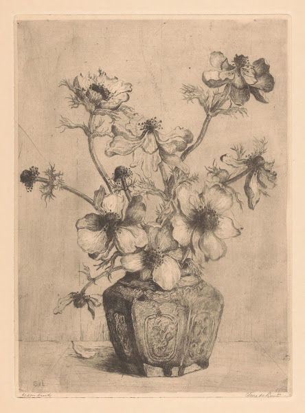 Anemonen in vaas 20th century