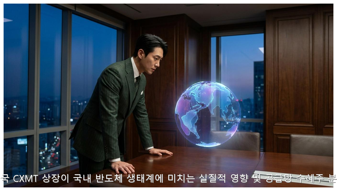 중국 CXMT 상장이 국내 반도체 생태계에 미치는 실질적 영향 및 공급망 수혜주 분석 핵심 안내 및 분석 인포그래픽 (2)