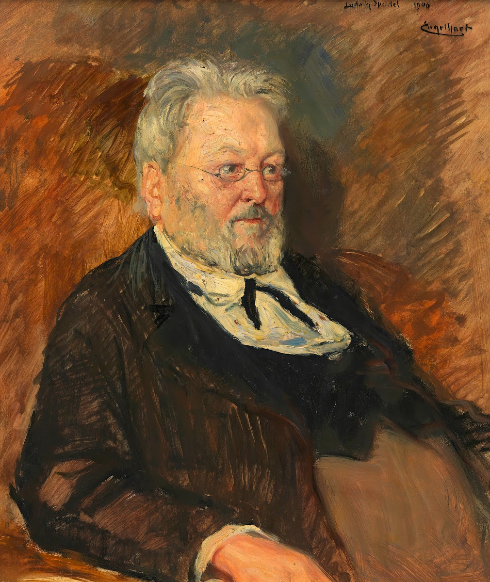 Ludwig Speidel Schriftsteller 1906