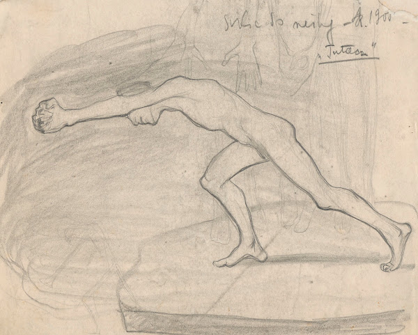 Sketch for the sculpture The Vagrant 1905