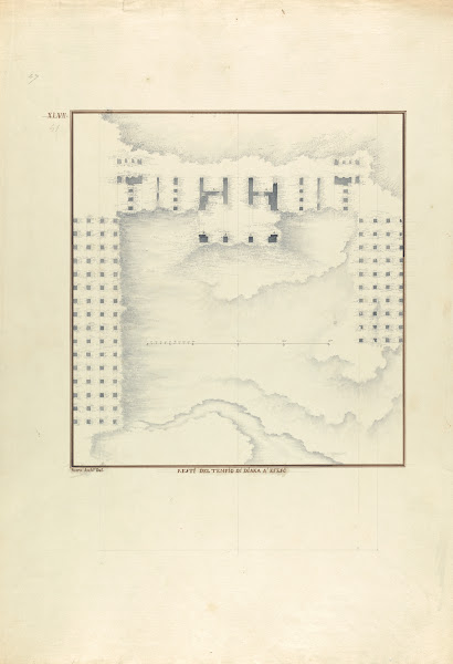 Plan of the Temple of Artemis at Ephesus ca 1750