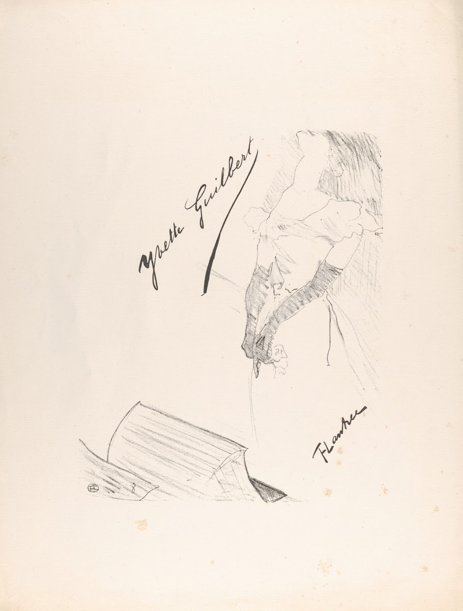 Frontispiece  Yvette Guilbert before the Prompters Box 1898