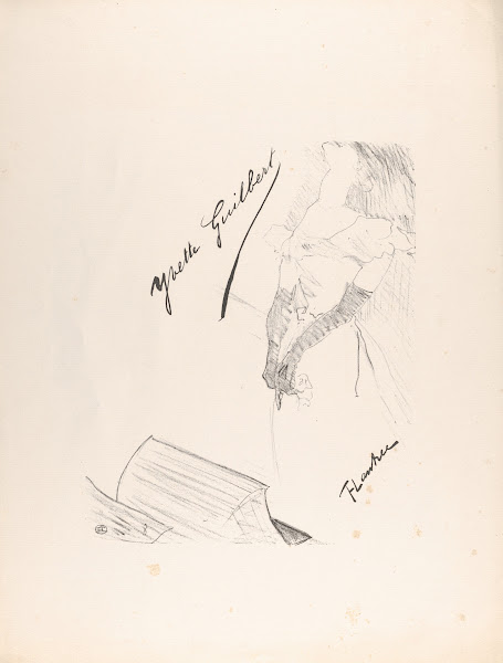 Frontispiece  Yvette Guilbert before the Prompters Box 1898
