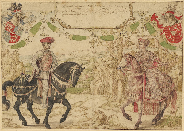 Johan IV van Nassau and His Wife Maria van Loon Heinsberg 15281530
