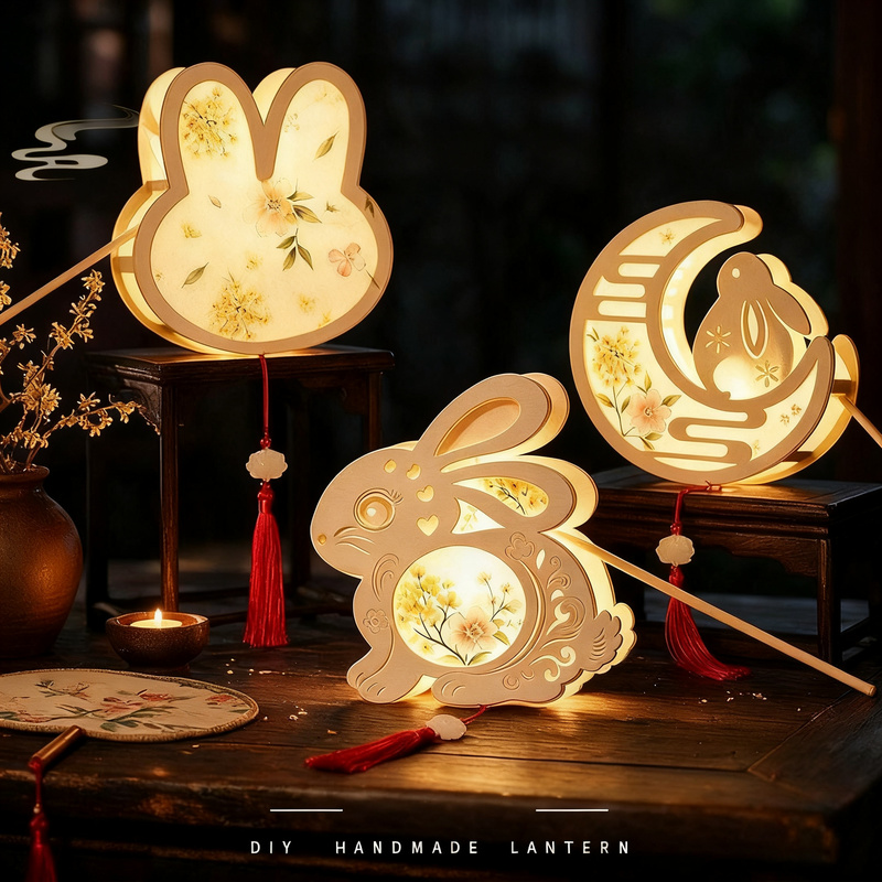 Lantern Craft Set, Wood, Chinese Style