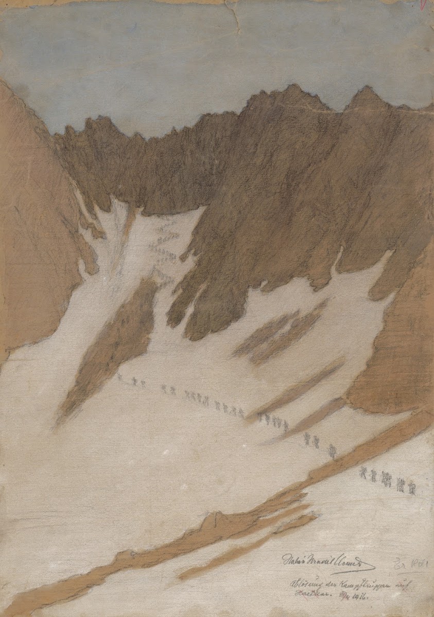 To the mountains 1916