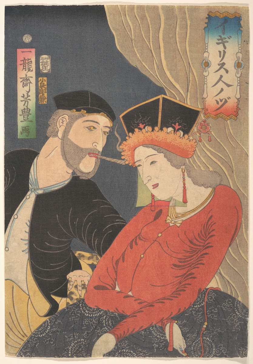 Illustration of English People Igirisujin no zu 1861