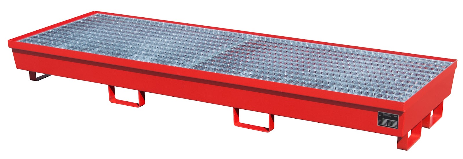 Opvangbak AM-4/B, gelakt, Vuurrood