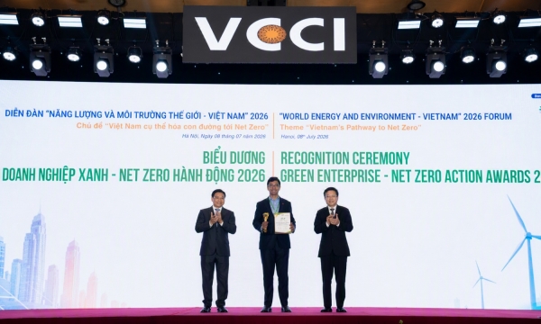 Techcombank dẫn đầu lộ trình trung hòa carbon với giải thưởng Top 10 Net Zero 2026
