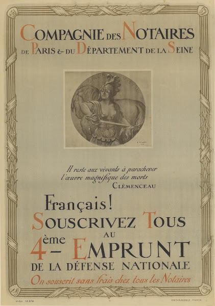 Français Souscrivez tous au 4ème Emprunt de la Défense nationale 1918