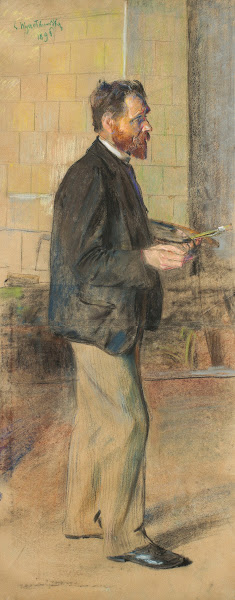 Portrait of the painter Wacław Koniuszko 1896