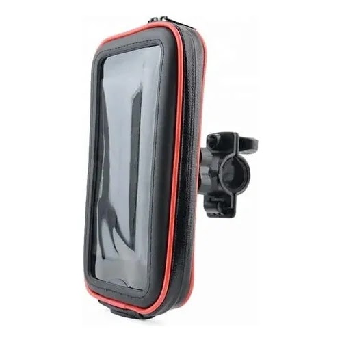 Bolsa para bicicleta con soporte para smartphone