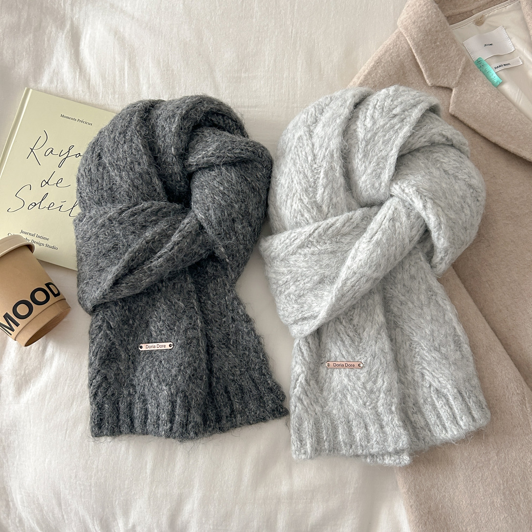 Strickschal aus Alpakawollmischung