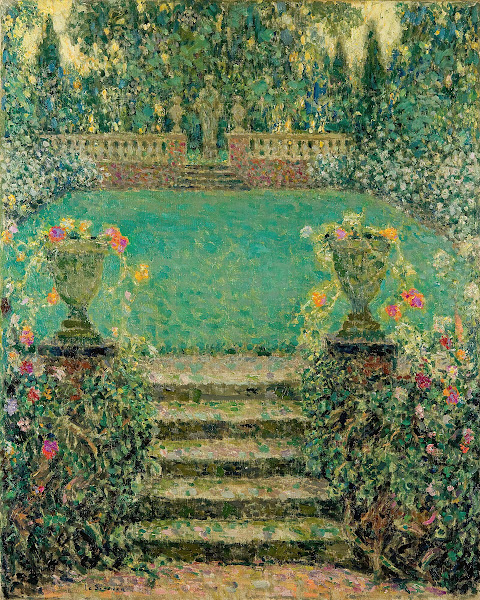 Les Marches Du Jardin Gerberoy 1931