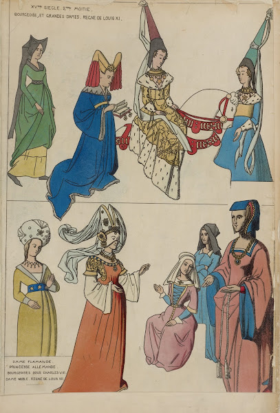 Dame Flamande Princess Allemande Bourgeoises sous Charles VIII Dame Noble Regne
