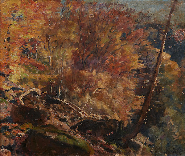 Felsiger Wald 1920