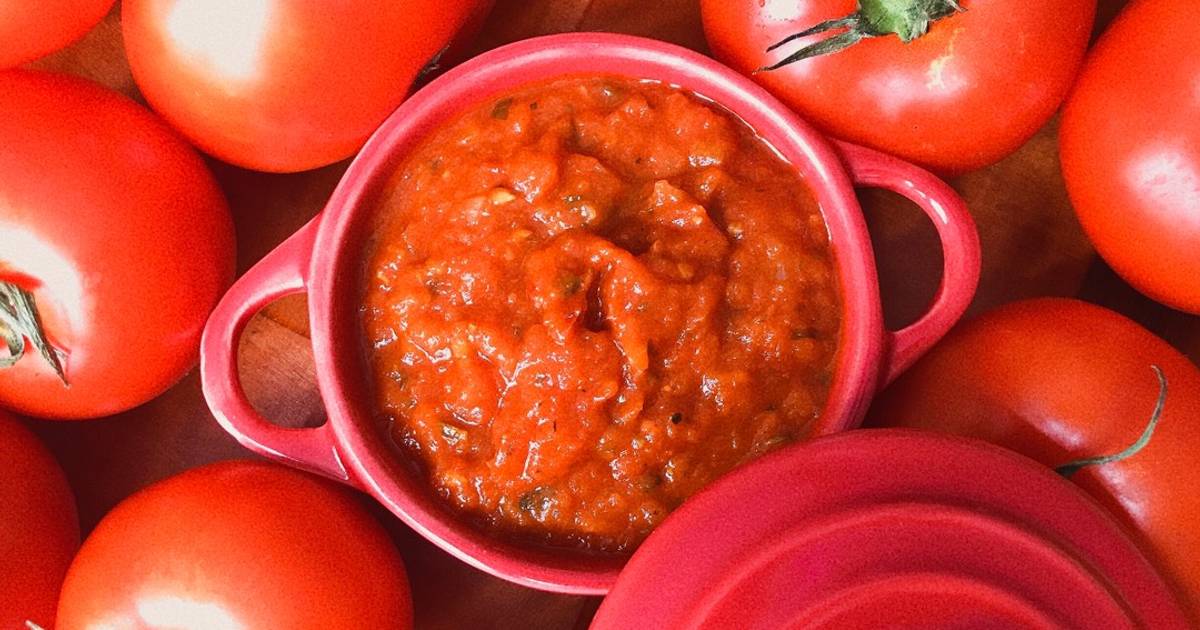 💚 Sốt Cà Chua Kiểu Ý (Cho Pizza, Mì Ý, Lasagnes)