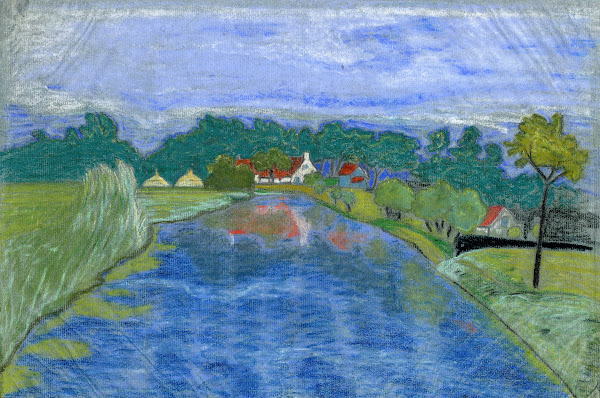 De Leie te Astene 1896